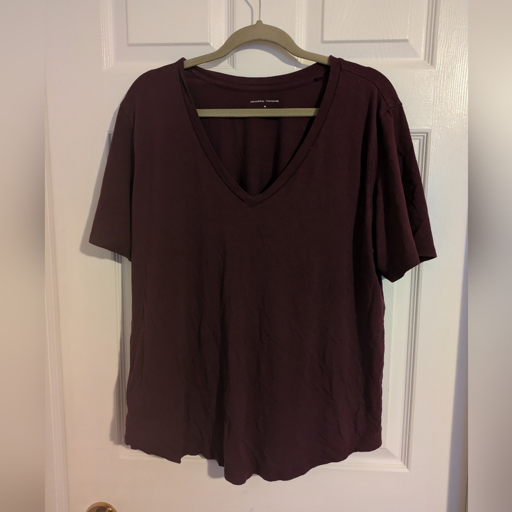 Universal Standard V Rex Short Sleeve Shirt Size M 18/20